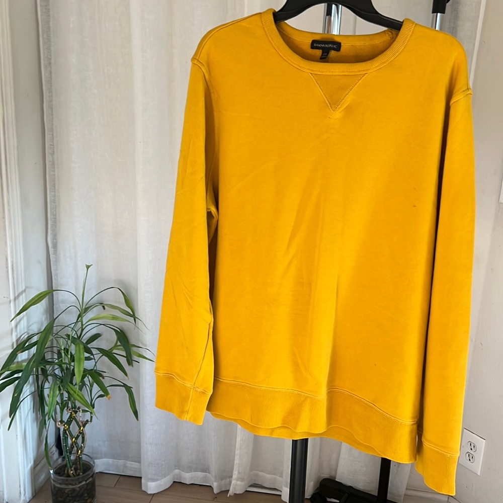 Banana Republic yellow sweater